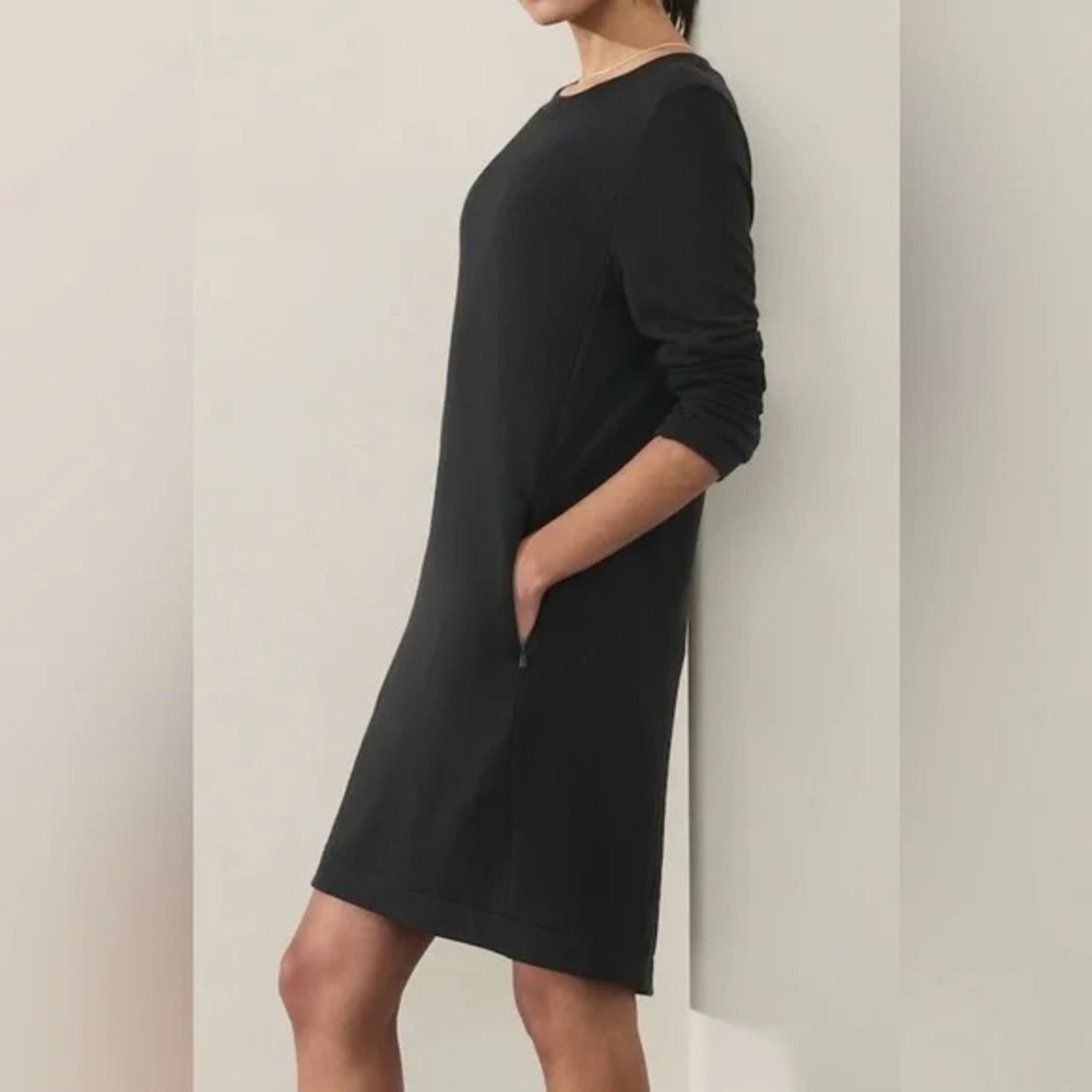 Athleta Black Coaster Luxe Dress